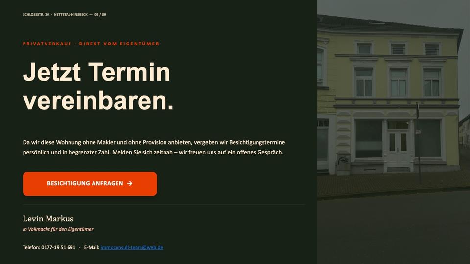Etagenwohnung Nettetal - 3 Zimmer, 92 m&sup2;, 240.000&euro; | Angebot:26995700