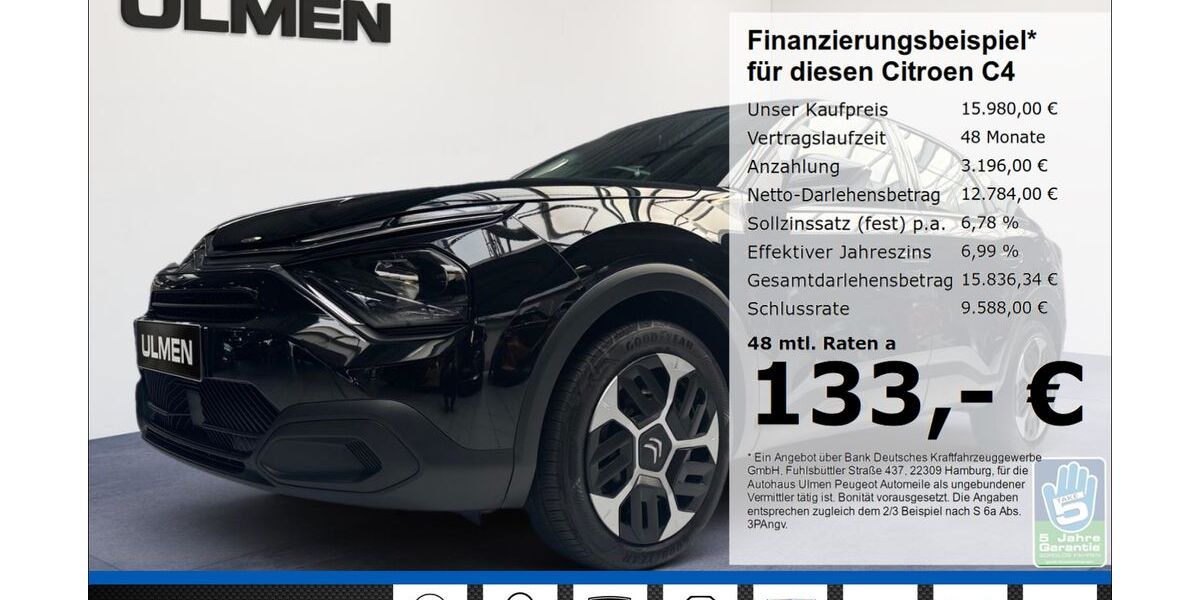 Citroen C4 19.913 km 15.980 &euro; Düsseldorf 40233