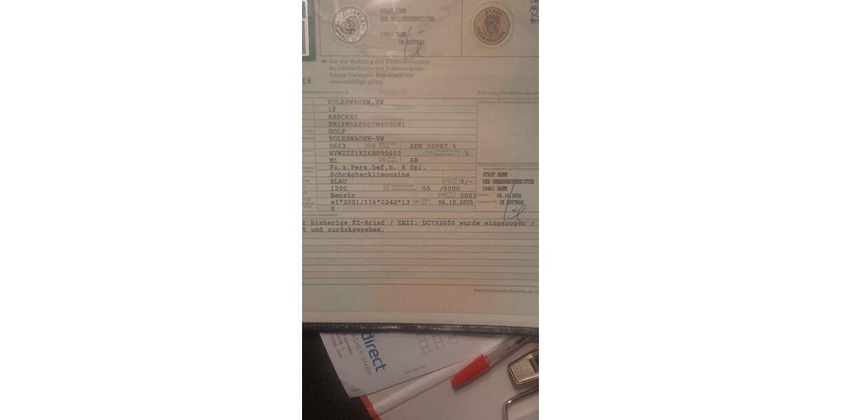 VW Golf 265.000 km 2.000 &euro; Duisburg 47169