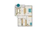 Etagenwohnung Moers Rheinkamp - 3.5 Zimmer, 65 m&sup2;, 566&euro; | Angebot:26702984