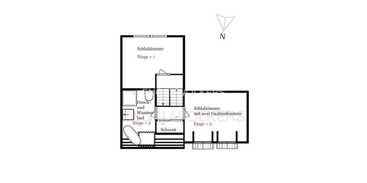 Etagenwohnung Viersen Hamm - 3 Zimmer, 90 m&sup2;, 210.000&euro; | Angebot:25780089