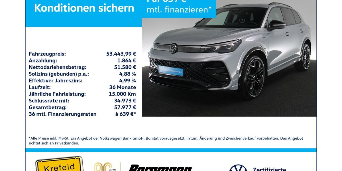 VW Tiguan 10.880 km 53.444 &euro; Krefeld 47803