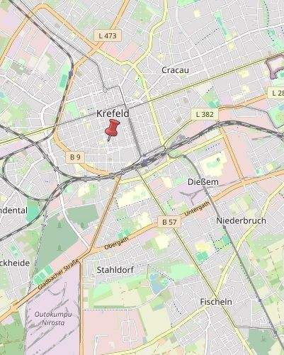 Gewerbeobjekt Krefeld Stadtmitte - 1 Zimmer, 379 m&sup2;, 5.533&euro; | Angebot:25768763