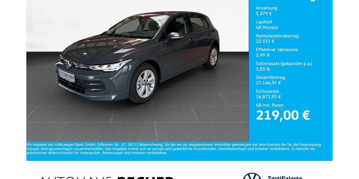 VW Golf 1.500 km 27.930 &euro; Wesel 46485