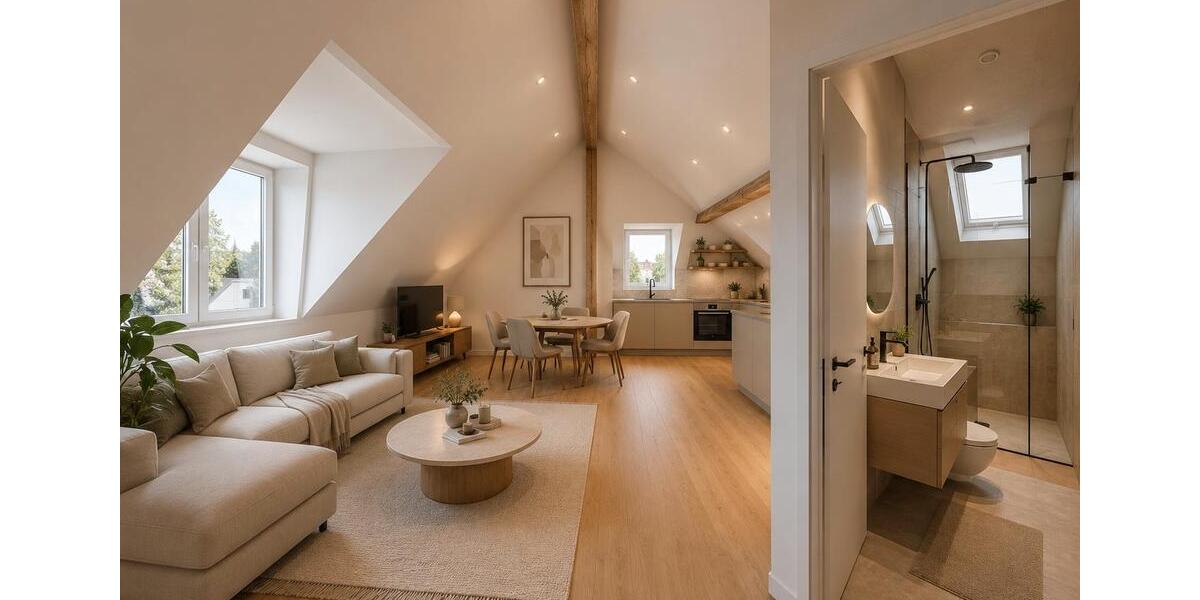 Dachgeschoßwohnung Krefeld Cracau - 5 Zimmer, 114 m&sup2;, 69.000&euro; | Angebot:27259144