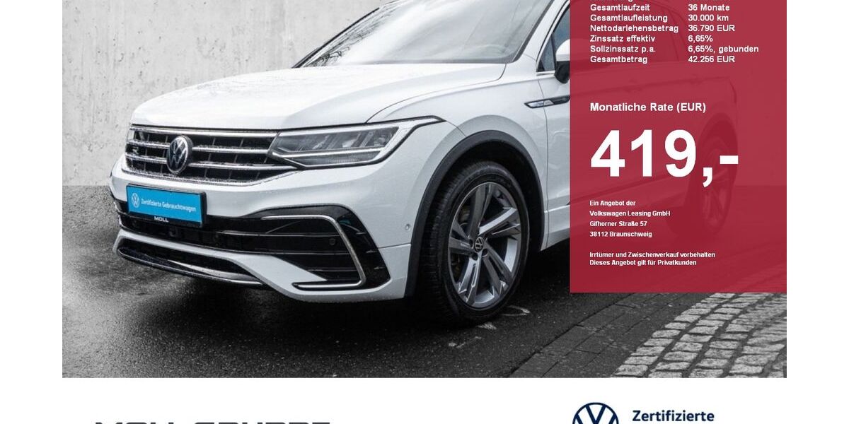 VW Tiguan 30.014 km 33.220 &euro; Düsseldorf 40474
