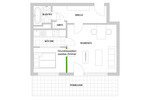 Etagenwohnung Düsseldorf Derendorf - 2 Zimmer, 47 m&sup2;, 229.000&euro; | Angebot:26741614