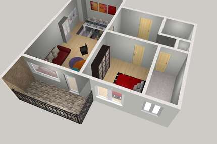 Wohnung Ratingen Hösel - 2 Zimmer, 70 m&sup2;, 199.000&euro; | Angebot:27301125