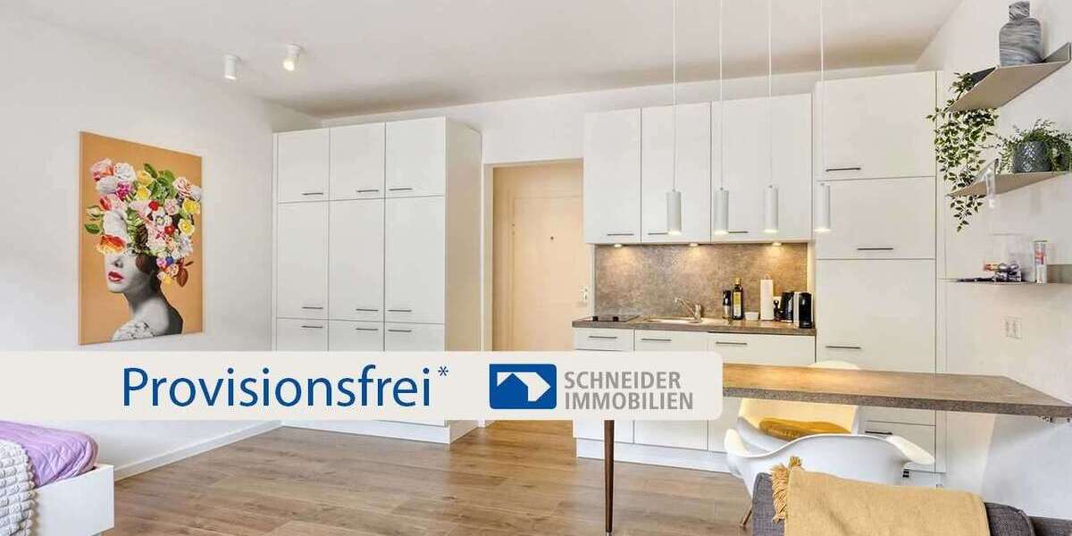 Etagenwohnung Düsseldorf Pempelfort - 1 Zimmer, 29 m&sup2;, 169.400&euro; | Angebot:27292471