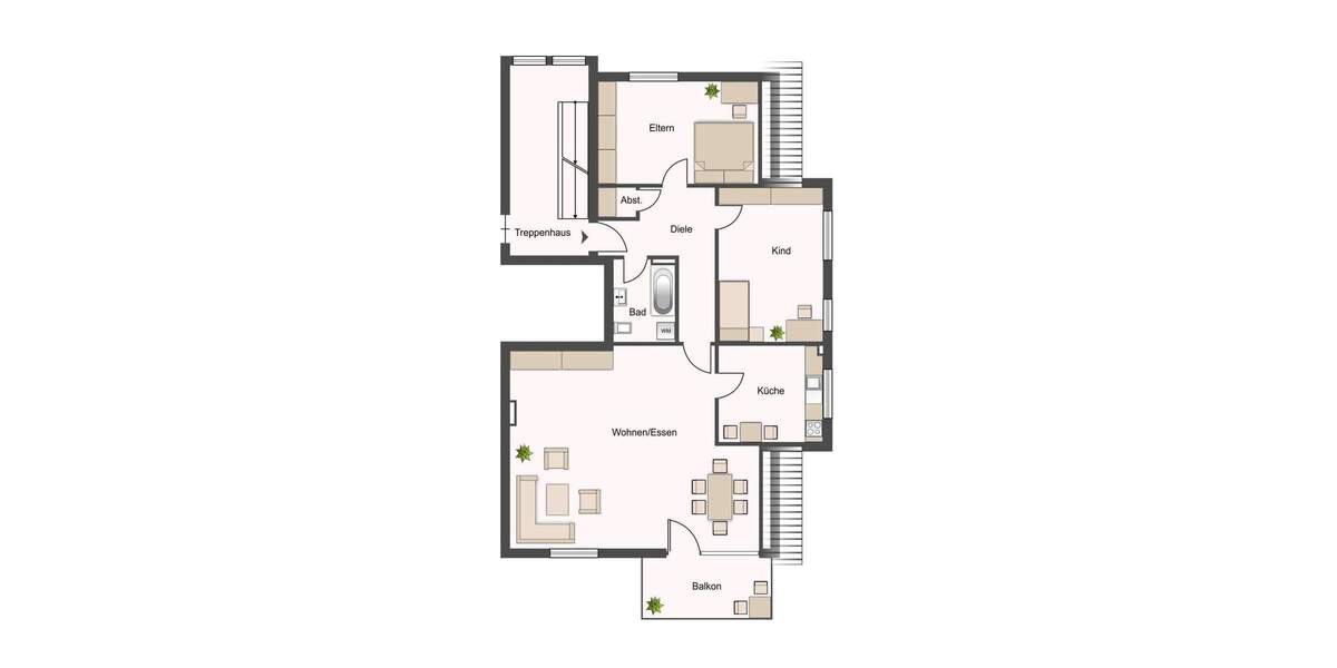 Etagenwohnung Rheinberg - 3 Zimmer, 101 m&sup2;, 239.000&euro; | Angebot:25730623