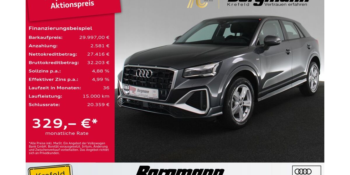 Audi Q2 2.023 km 29.997 &euro; Krefeld 47803
