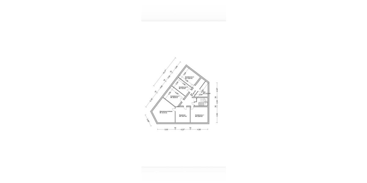 Dachgeschoßwohnung Duisburg Duisburg-Mitte - 5 Zimmer, 140 m&sup2;, 1.500&euro; | Angebot:26421993