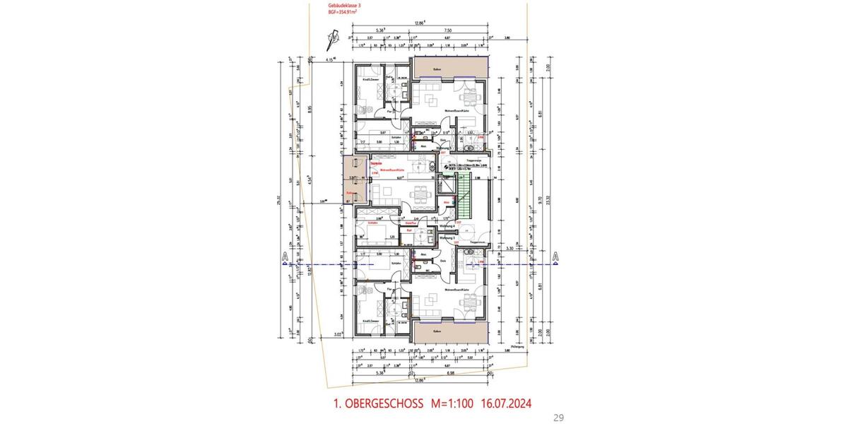 Erdgeschoßwohnung Duisburg Baerl - 3 Zimmer, 95 m&sup2;, 1.425&euro; | Angebot:24659868