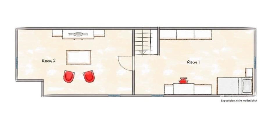 Maisonettenwohnung Krefeld Hülser Berg - 5 Zimmer, 105 m&sup2;, 1.180&euro; | Angebot:25947682