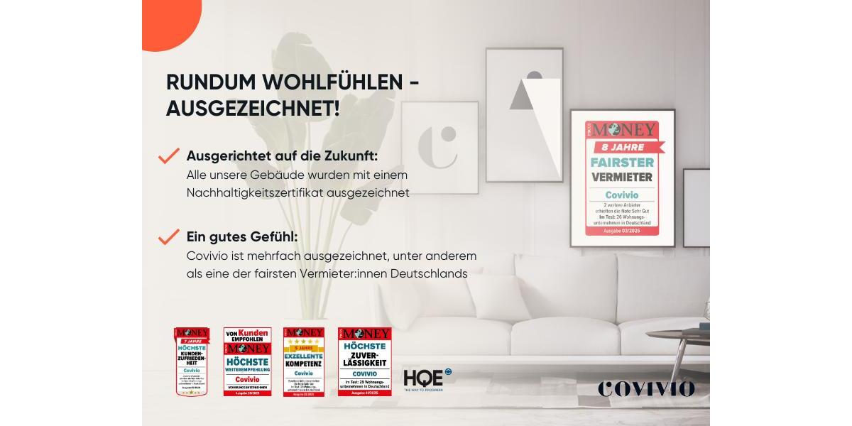 Etagenwohnung Essen Frillendorf - 2 Zimmer, 57 m&sup2;, 589&euro; | Angebot:25871632