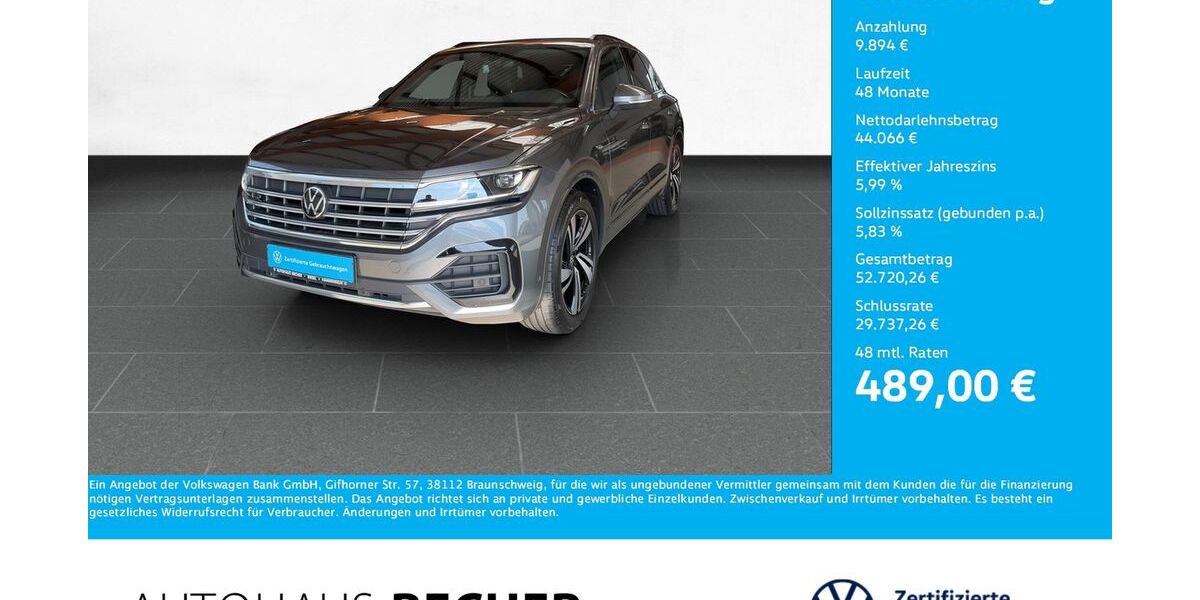VW Touareg 39.611 km 53.960 &euro; Wesel 46485