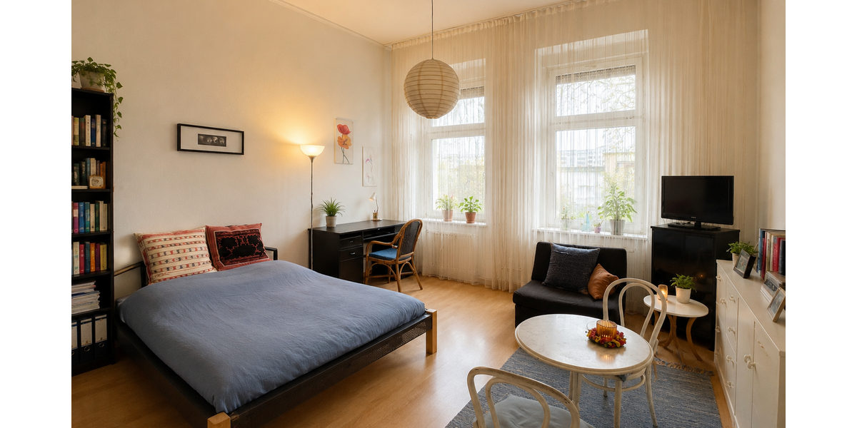 Etagenwohnung Düsseldorf Düsseltal - 1 Zimmer, 38 m&sup2;, 149.000&euro; | Angebot:26757718