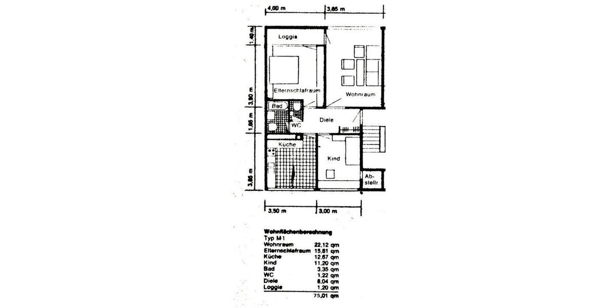 Hochparterre Krefeld Dießem - 3 Zimmer, 78 m&sup2;, 195.000&euro; | Angebot:26524627