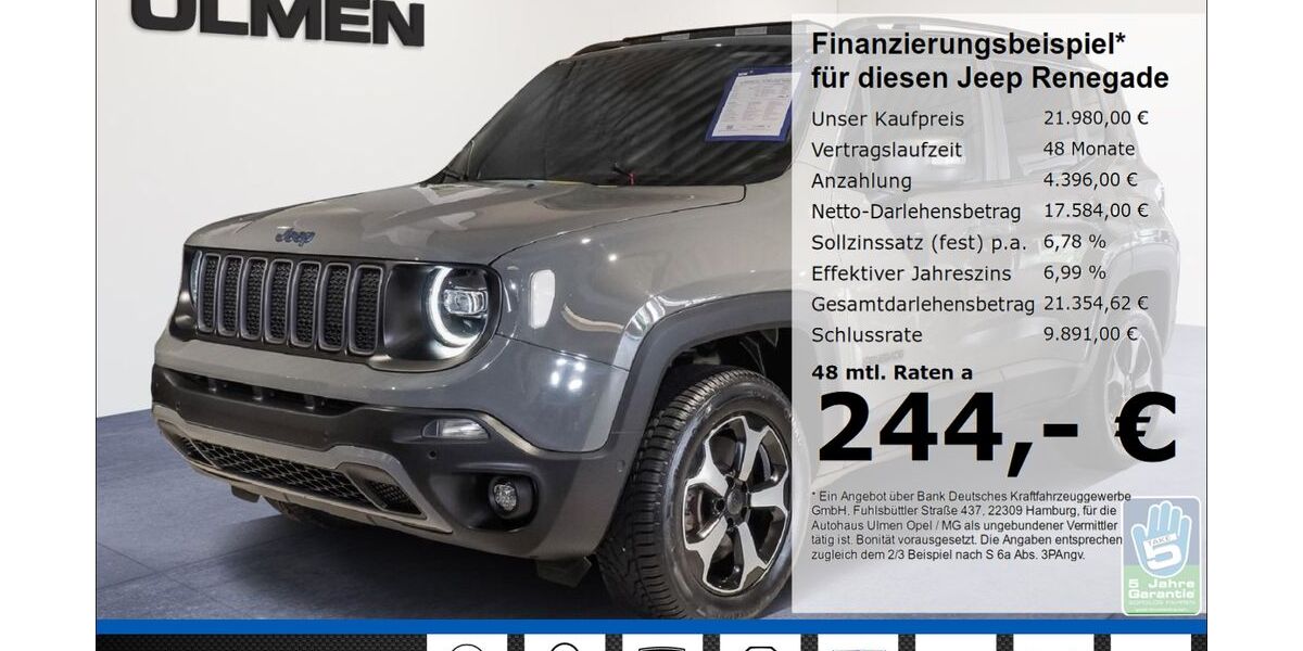 Jeep Renegade 99.810 km 21.980 &euro; Düsseldorf 40231