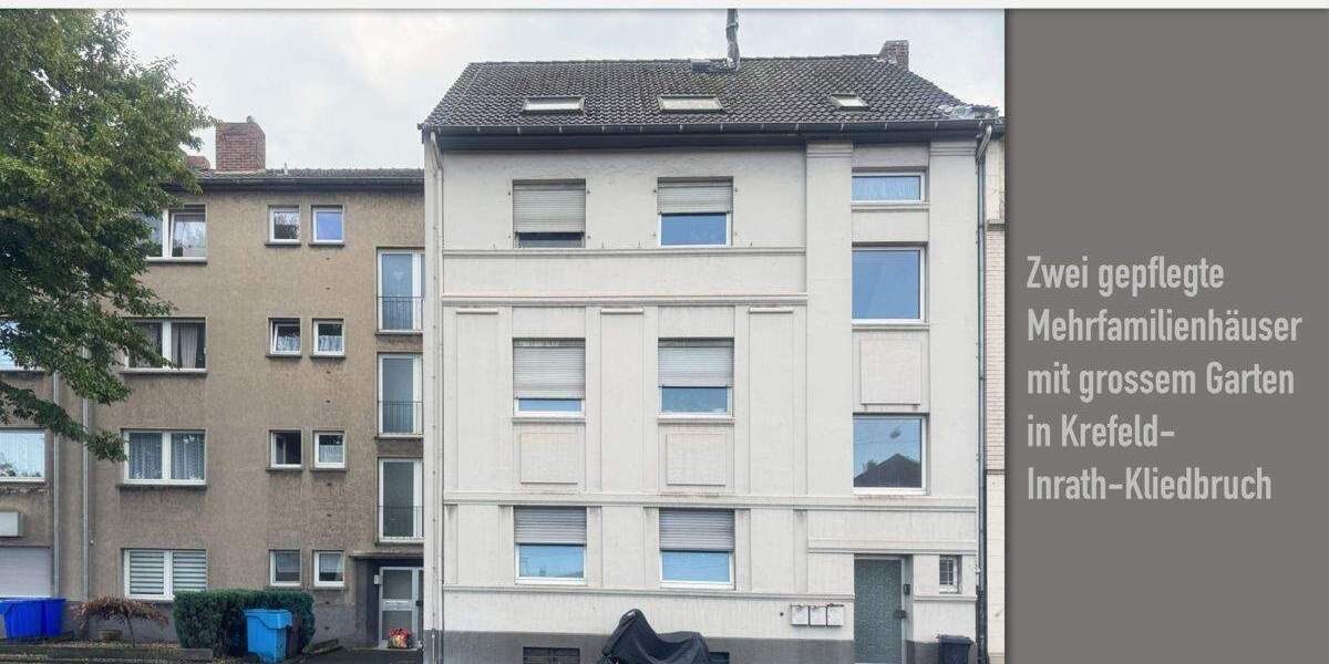 Mehrfamilienhaus, Wohnhaus Krefeld Inrath/Kliedbruch - 2 Zimmer, 490 m&sup2;, 788.000&euro; | Angebot:25690034
