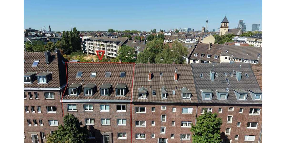 Etagenwohnung Düsseldorf Oberbilk - 3 Zimmer, 75 m&sup2;, 295.000&euro; | Angebot:27298778