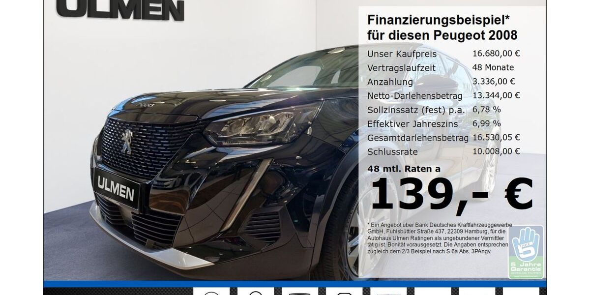 Peugeot 2008 58.230 km 14.950 &euro; Ratingen 40880