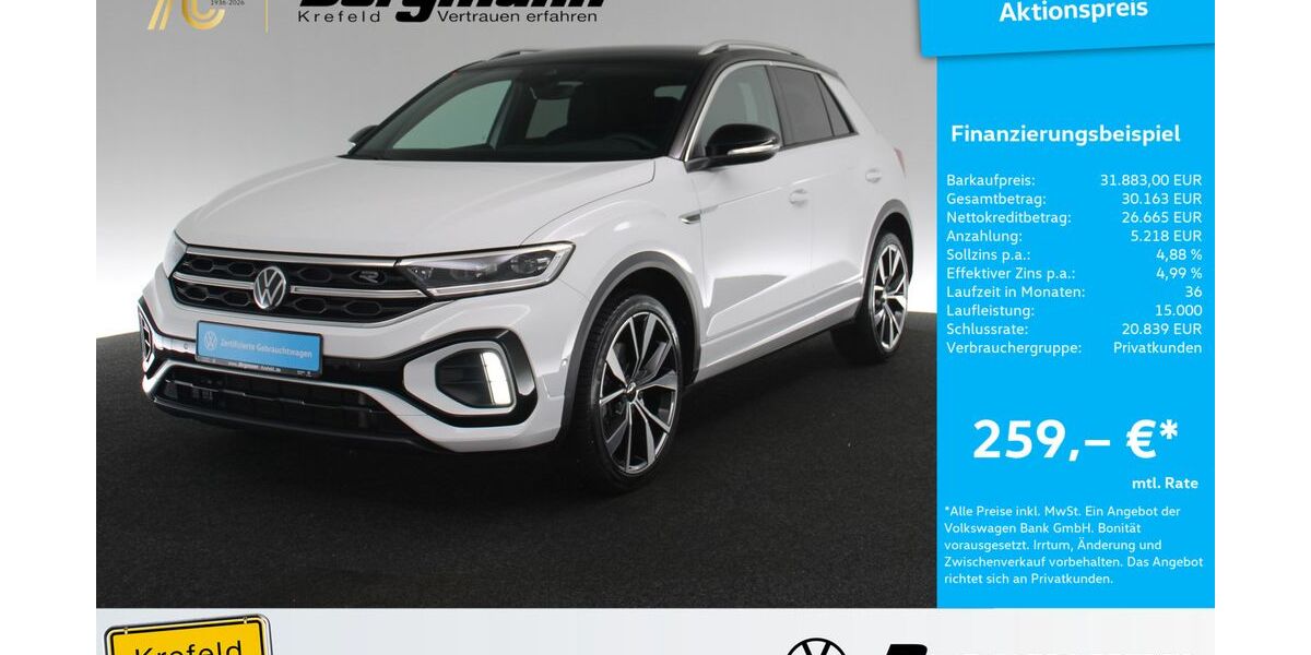 VW T-Roc 19.200 km 31.883 &euro; Krefeld 47803