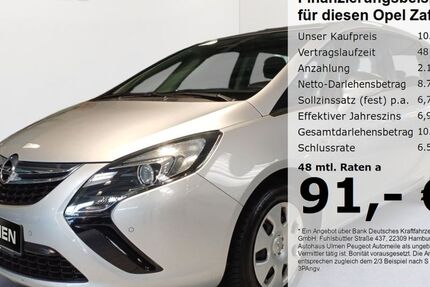 Opel Zafira 109.716 km 9.680 &euro; Düsseldorf 40233