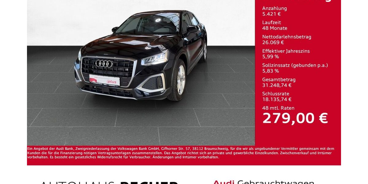 Audi Q2 9.488 km 31.490 &euro; Wesel 46485
