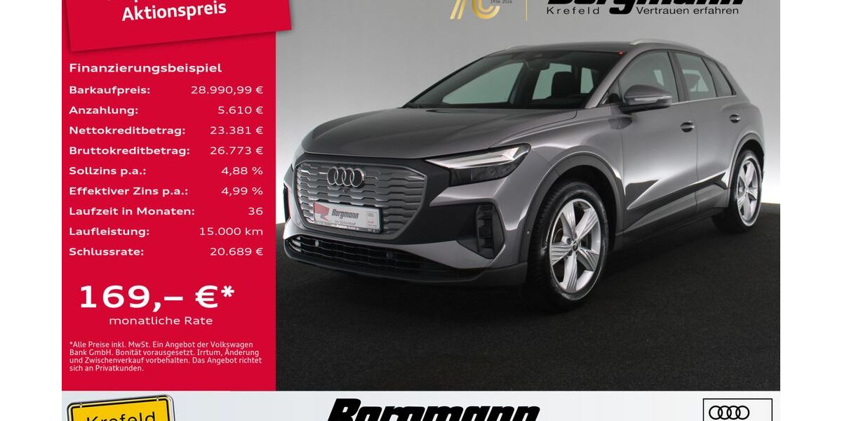 Audi Q4 e-tron 45.357 km 28.222 &euro; Krefeld 47803