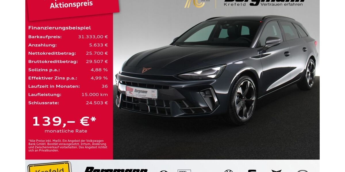 Cupra Leon 1.010 km 31.333 &euro; Krefeld 47803