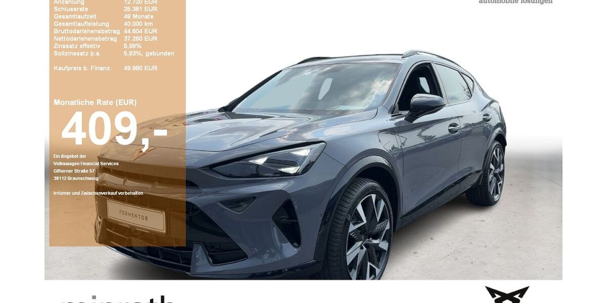 Cupra Formentor 14.750 km 41.500 &euro; Moers-Hülsdonk 47441