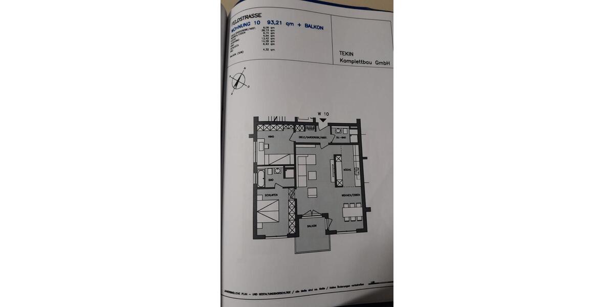 Etagenwohnung Duisburg Rheinhausen - 3 Zimmer, 94 m&sup2;, 1.146&euro; | Angebot:25176292