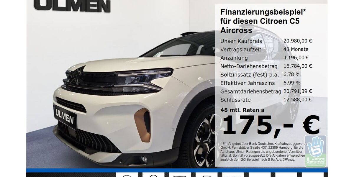 Citroen C5 Aircross 12.277 km 20.980 &euro; Ratingen 40880