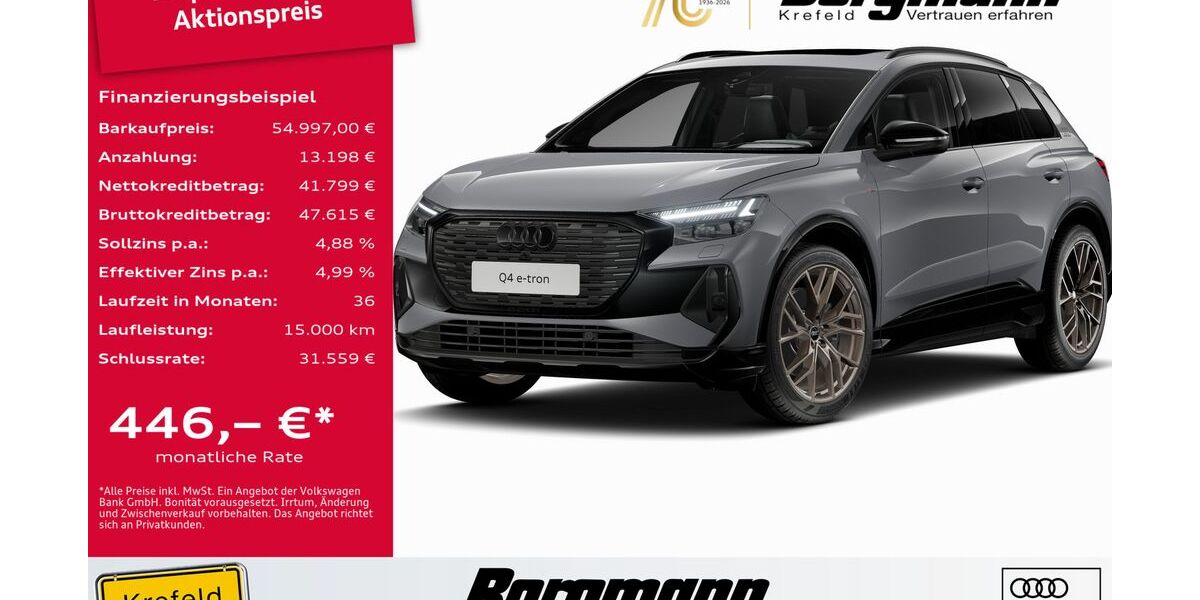 Audi Q4 14.503 km 54.997 &euro; Krefeld 47803