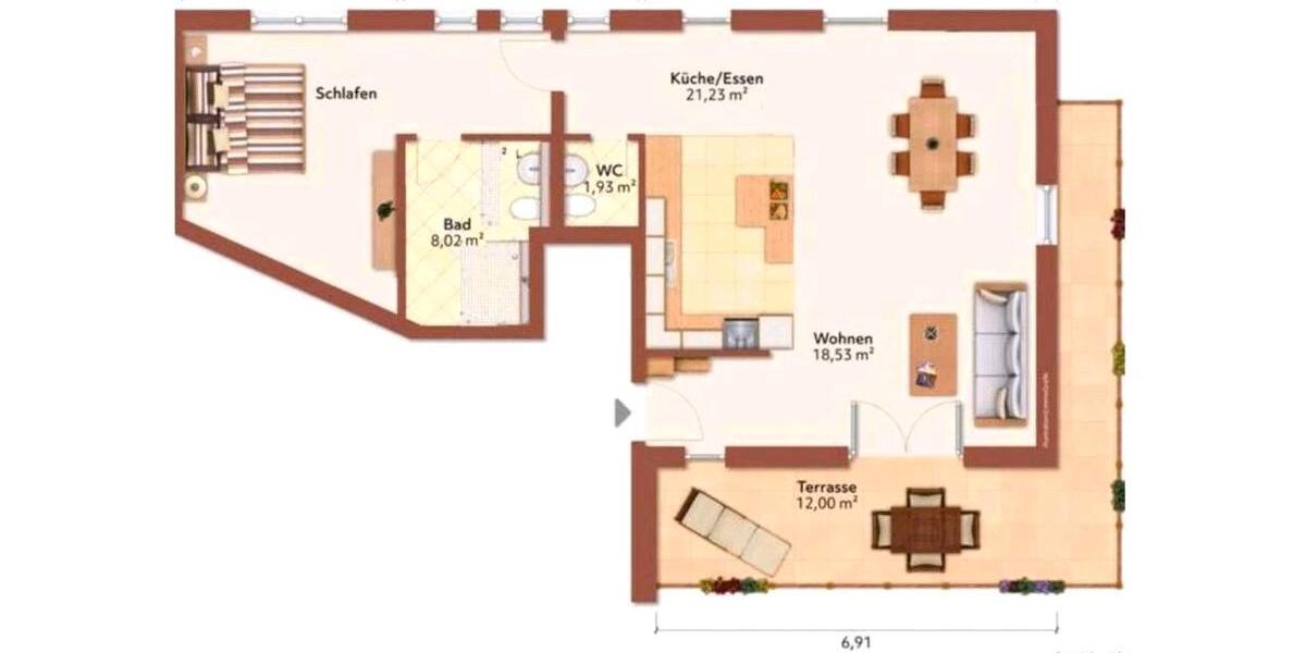 Einfamilienhaus Nettetal - 2 Zimmer, 90 m&sup2;, 1.350&euro; | Angebot:26454227