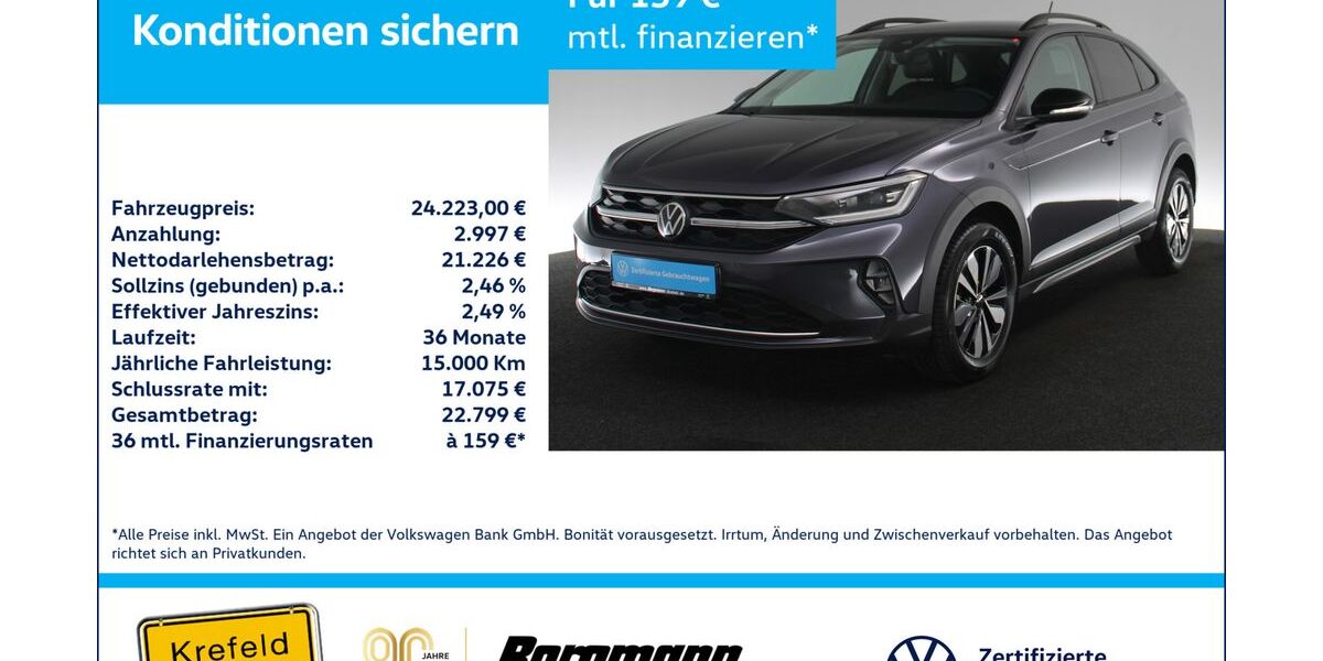 VW Taigo 6.028 km 24.223 &euro; Krefeld 47803