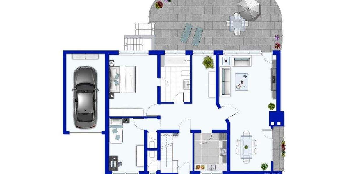 Einfamilienhaus Rheinberg Eversael - 6 Zimmer, 221 m&sup2;, 450.000&euro; | Angebot:25685991