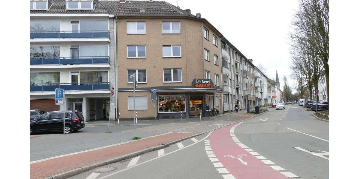 Etagenwohnung Krefeld Cracau - 2 Zimmer, 63 m&sup2;, 420&euro; | Angebot:25312012