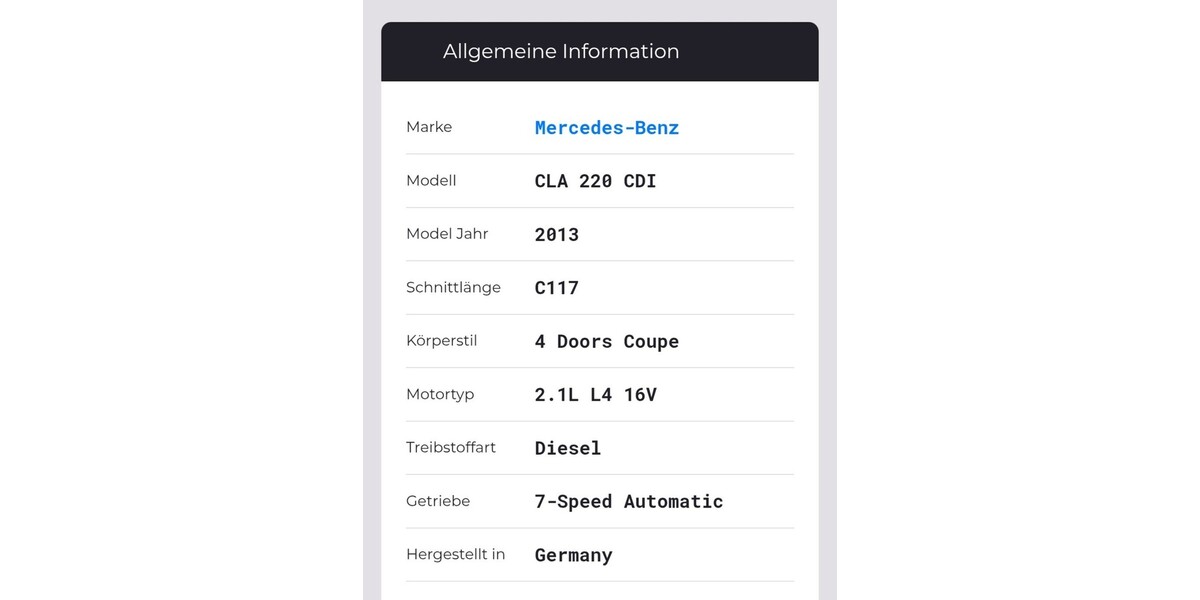 Mercedes-Benz cla 224.521 km 12.000 &euro; Dinslaken 46535