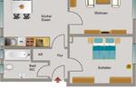 Erdgeschoßwohnung Dinslaken Lohberg - 2.5 Zimmer, 49 m&sup2;, 332&euro; | Angebot:26170258