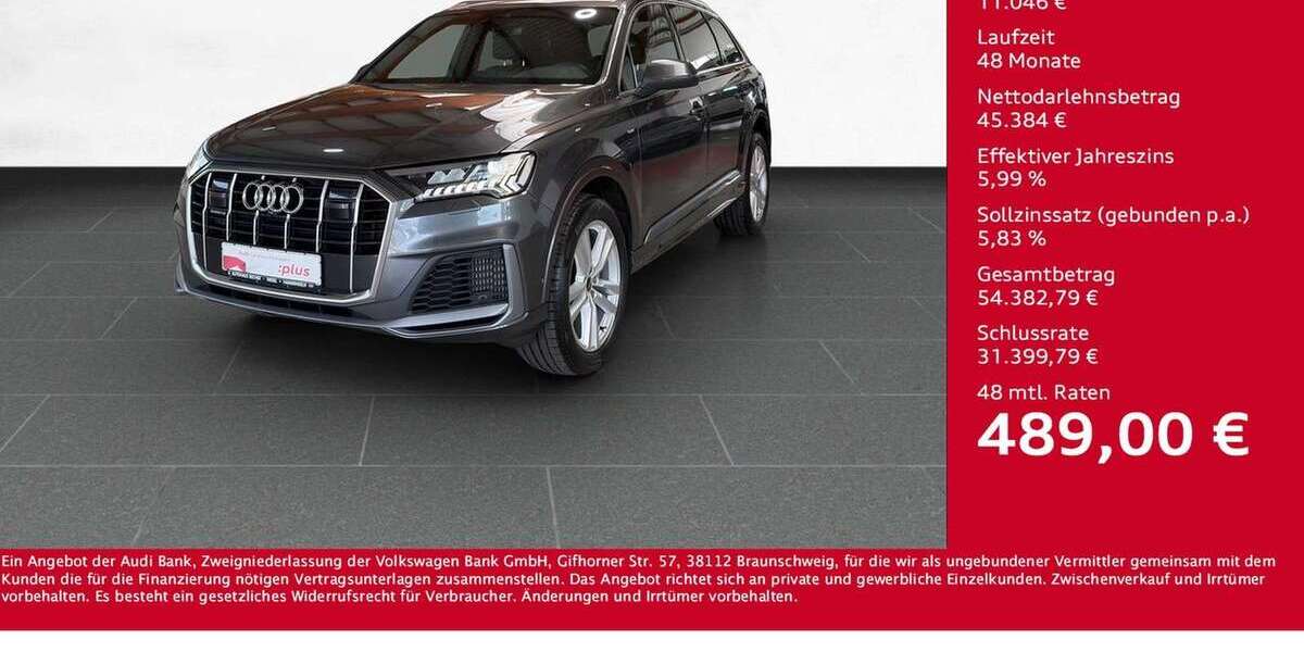 Audi Q7 27.490 km 56.430 &euro; Wesel 46485