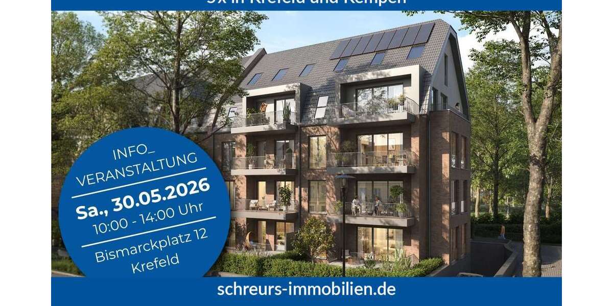 Etagenwohnung Krefeld / Cracau (Bismarckviertel) Cracau (Bismarckviertel) - 5 Zimmer, 157 m&sup2;, 939.417&euro; | Angebot:23259239