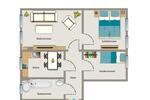 Etagenwohnung Moers Rheinkamp - 3.5 Zimmer, 55 m&sup2;, 411&euro; | Angebot:25665145