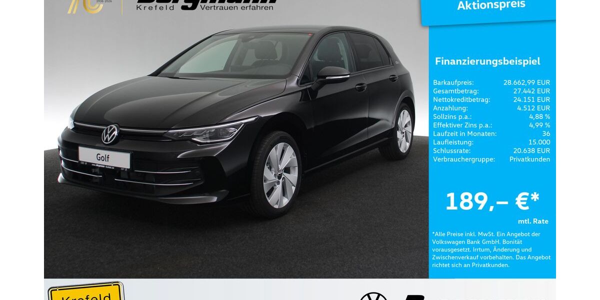 VW Golf 14.200 km 28.663 &euro; Krefeld 47803