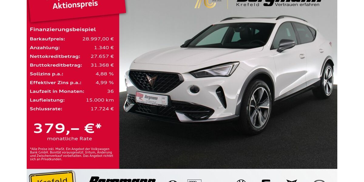 Cupra Formentor 31.516 km 27.777 &euro; Krefeld 47803