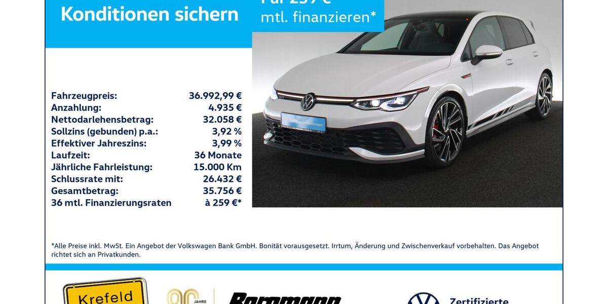 VW Golf 13.909 km 36.993 &euro; Krefeld 47803