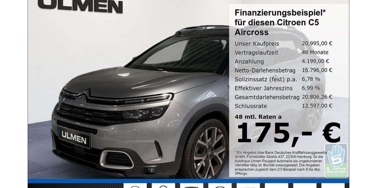 Citroen C5 Aircross 51.000 km 20.995 &euro; Düsseldorf 40233
