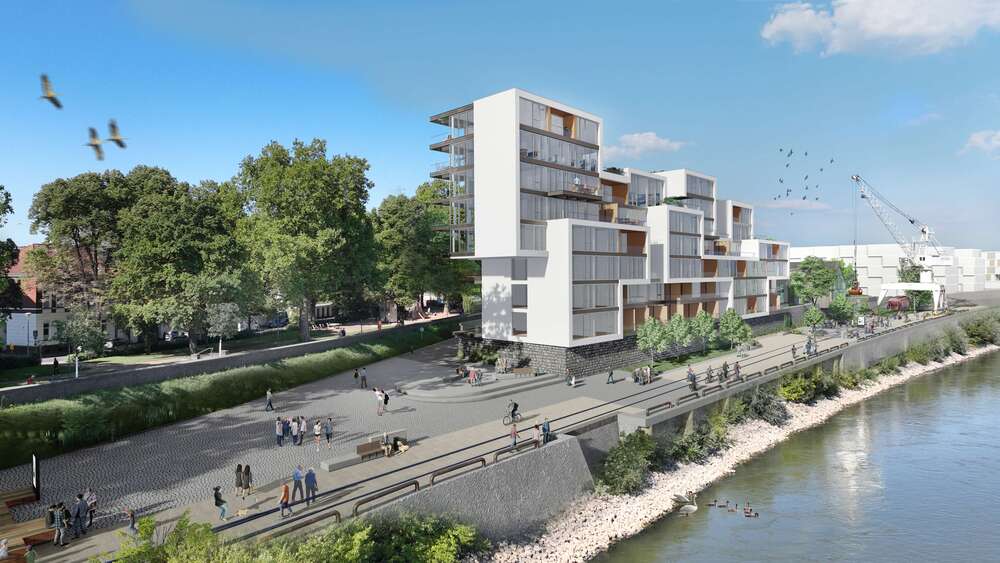 Etagenwohnung Krefeld Uerdingen - 3 Zimmer, 159 m&sup2;, 1.045.700&euro; | Angebot:20383909