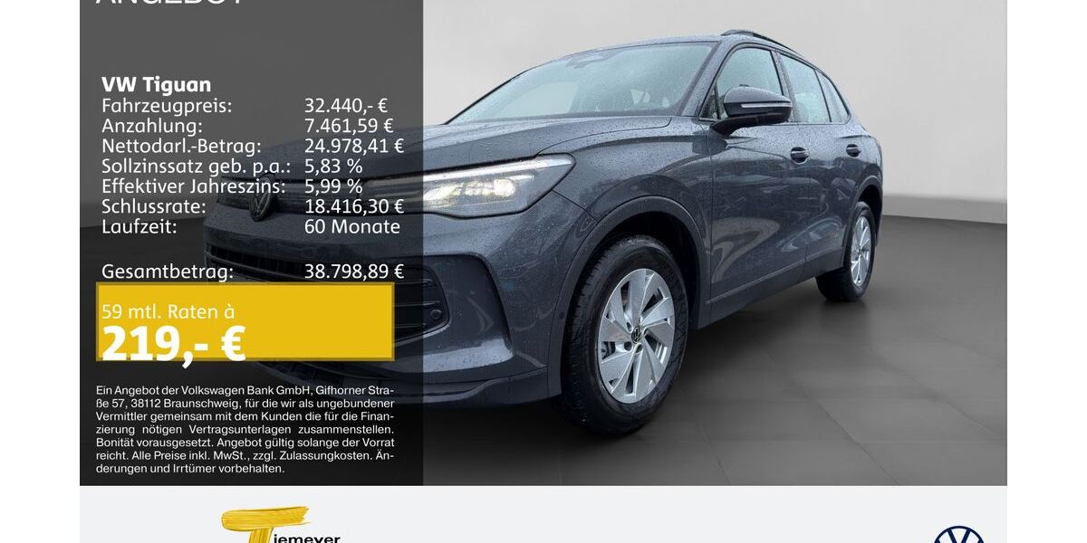 VW Tiguan 10.600 km 32.440 &euro; Duisburg 47059